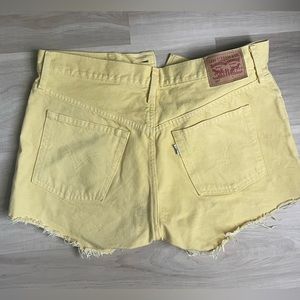 Levi Strauss Yellow 501 Jean Short